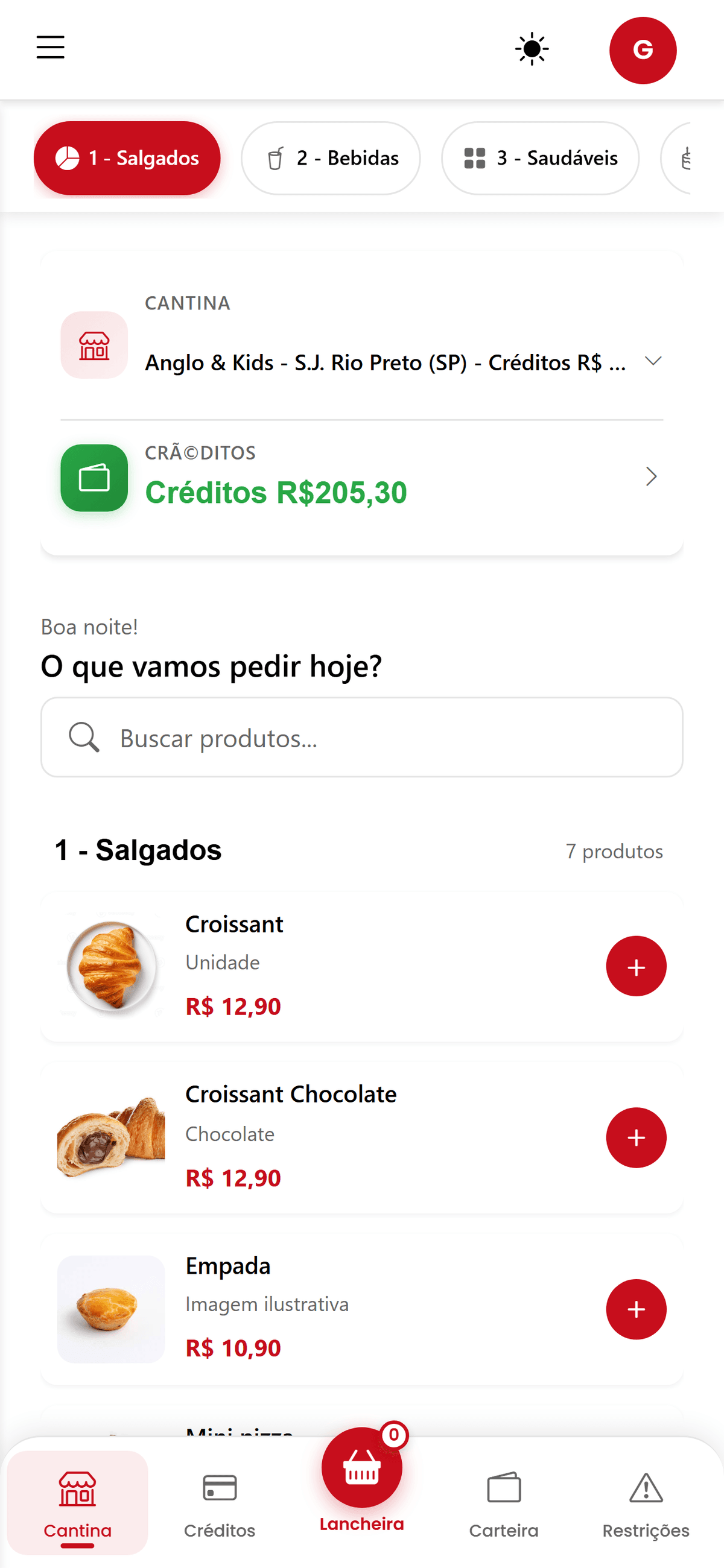 Home da Lancher, nova interface
